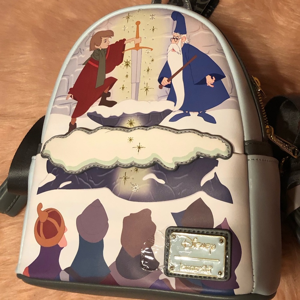 Loungefly Disney backpack sword in the stone